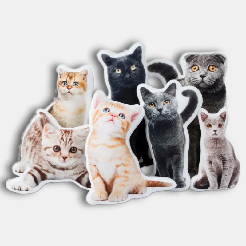 Custom Special-Shaped Pillow Cat Dog Pet Photo Customized Simulation Pillow Gift