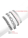 Original Cool Statement Chains Bracelet