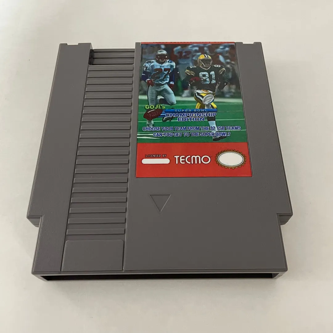 Goji's Tecmo Super Bowl NFL Championship Edition NES For Nintendo Entertainment System Console - 8 Bit Game Cartridge