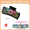 Flowers DIY Diamond Painting Claw Clips for Adults Beginners Diamond Art Western Hair Clips Anti-Slip Design for Women Long Short Hairstyle Jewelry Supplies
