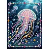 Diamond Painting-DIY Special Shaped Drill Pearl Painting Jellyfish(30x40cm)