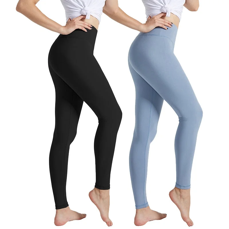 Solid Leggings Women Fitness Leggings Push Up Leggings For Women Gym Fitness High Waist Sports Casual Leggins Mujer