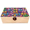 5D DIY Diamond Painting Handmade Wood Storage Box Crystal Storage Case (Bow)