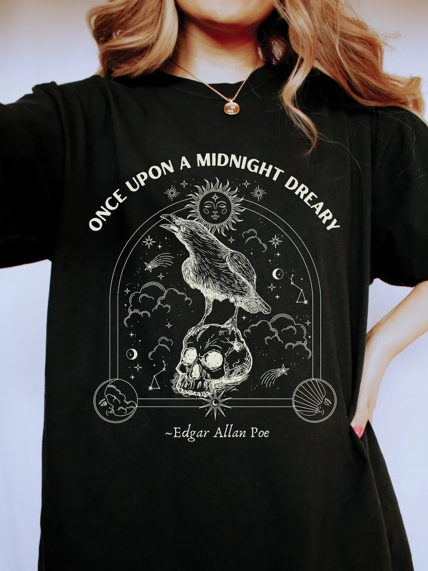Girl Edgar Allan Poe T-shirt
