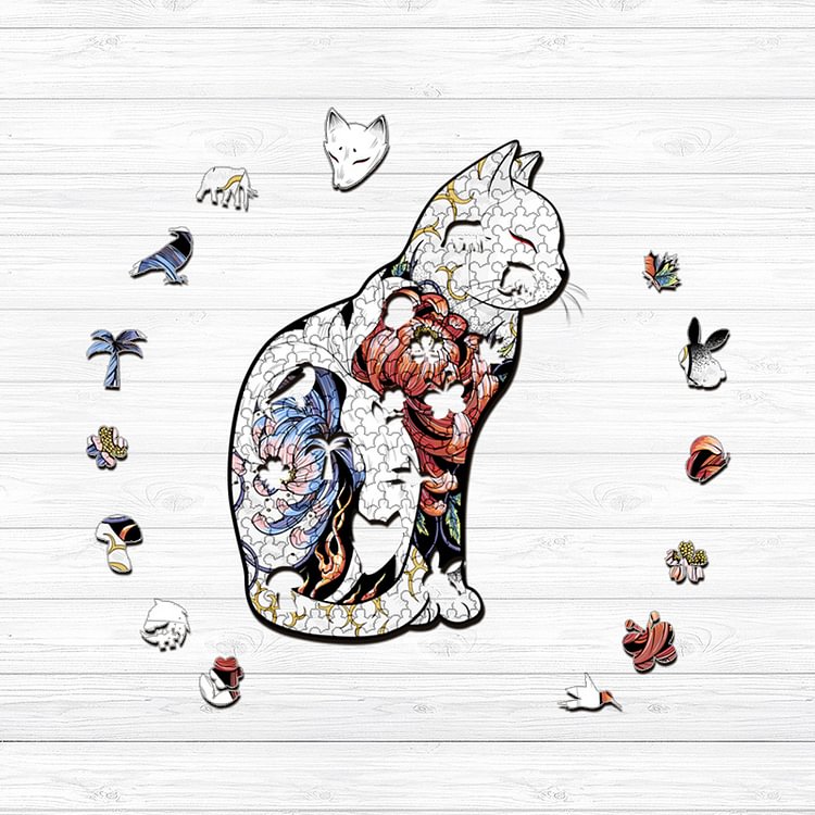 Sunnypuzzle™-Proud cat Jigsaw Puzzle