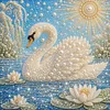 Pearl Full DIY 5D Round Drill Gem Art Diamond Painting Kits 15.75x15.75 in Diamond Dots Paintings Picture Arts Craft Diamond Art Kits for Adults Beginner Home Wall Decor