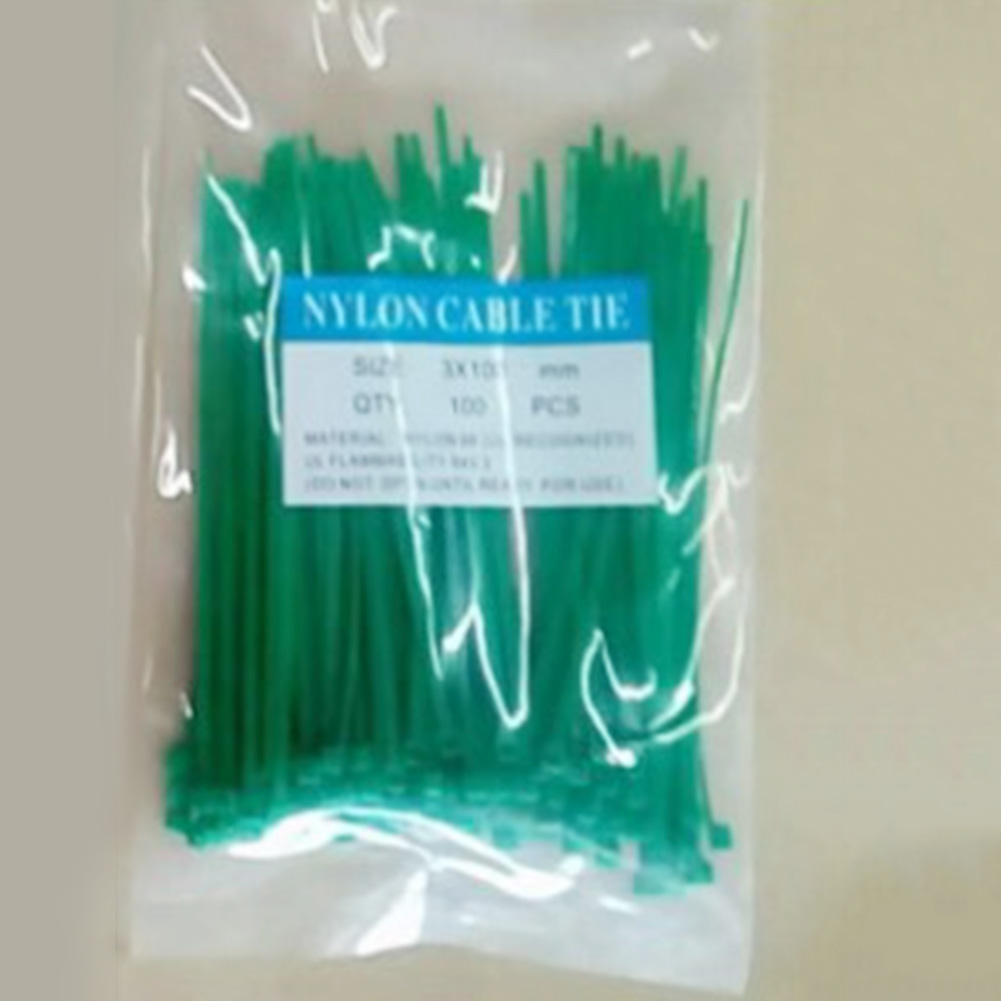 

15pcs 10cm Plastic Nylon Cable Tie Set Self-locking Zip Tie Loop Wire Wrap, 501 Original