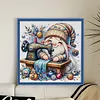 Sewing Gnome-11CT Stamped Cross Stitch 45*45cm/17.72*17.72in tapestrymarket