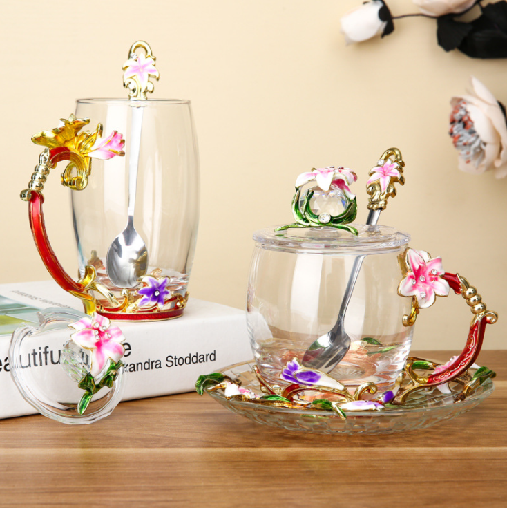 European Style Enamel Mug Set