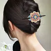 5Pcs fleur &eacute;pingle &agrave; cheveux - 5d bricolage artisanat accessoires de mode