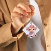 5Pcs DIY Yak Double Sided Special Shaped Diamond Painting Keychains