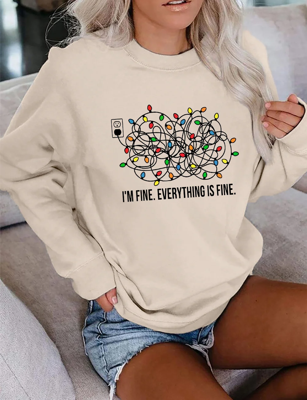 I'm Fine Everything is Fine Sweatshirt