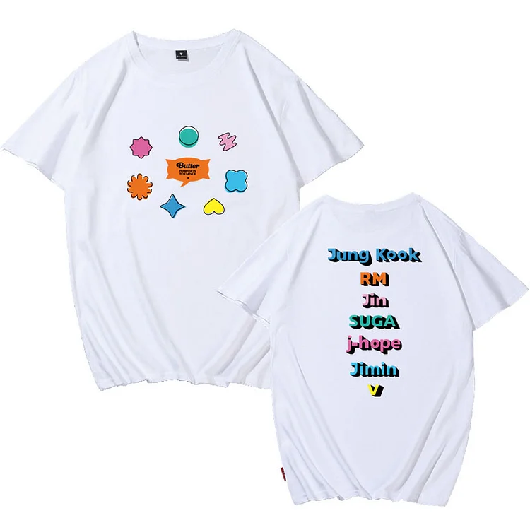 Permission To Dance Casual Candy Color T-shirt
