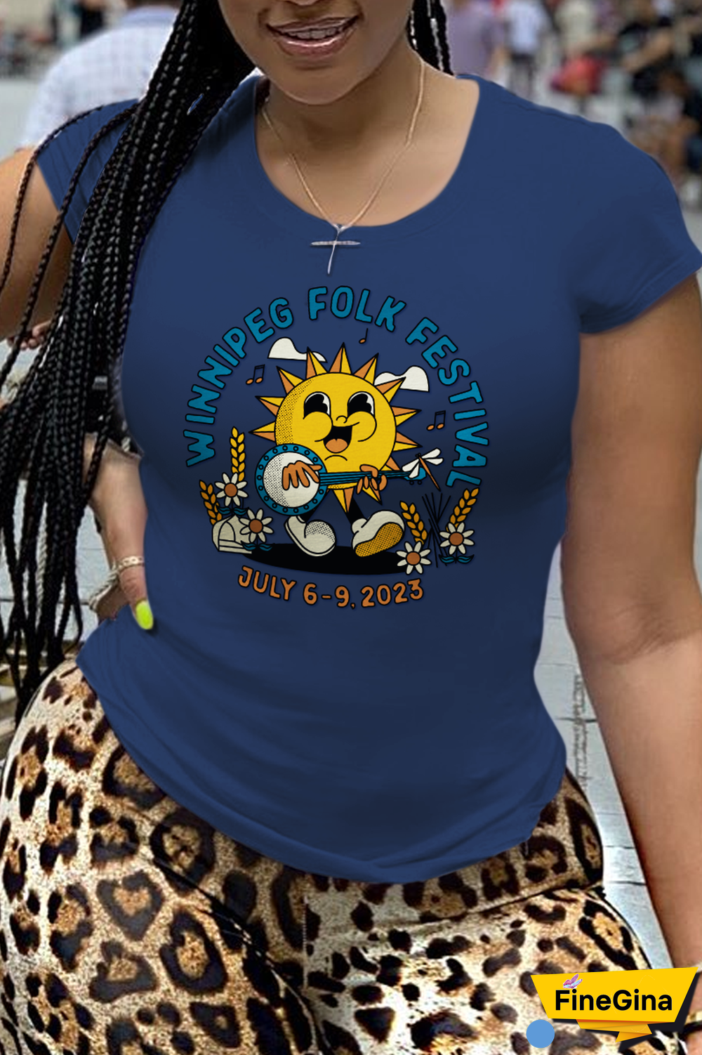 Black Casual Daily Print Patchwork O Neck T-Shirts