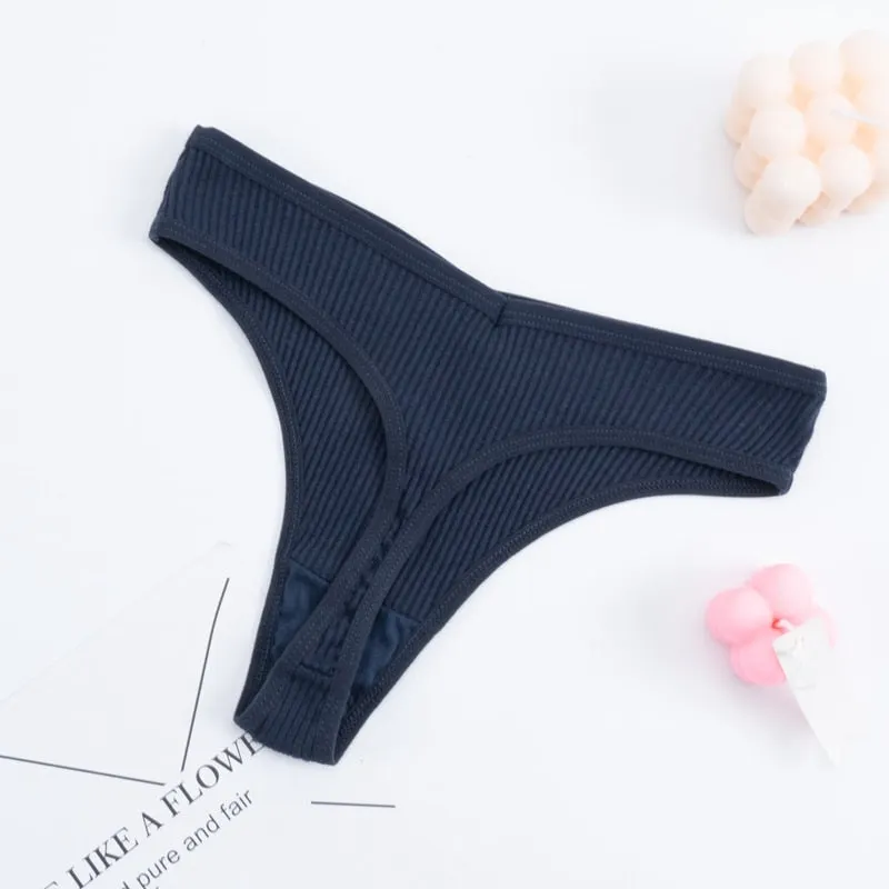 Women's Panties G-string Thong Cotton Underwear Sexy Panties Female Underpants Comfortable Pantys Intimates T-back Lingerie