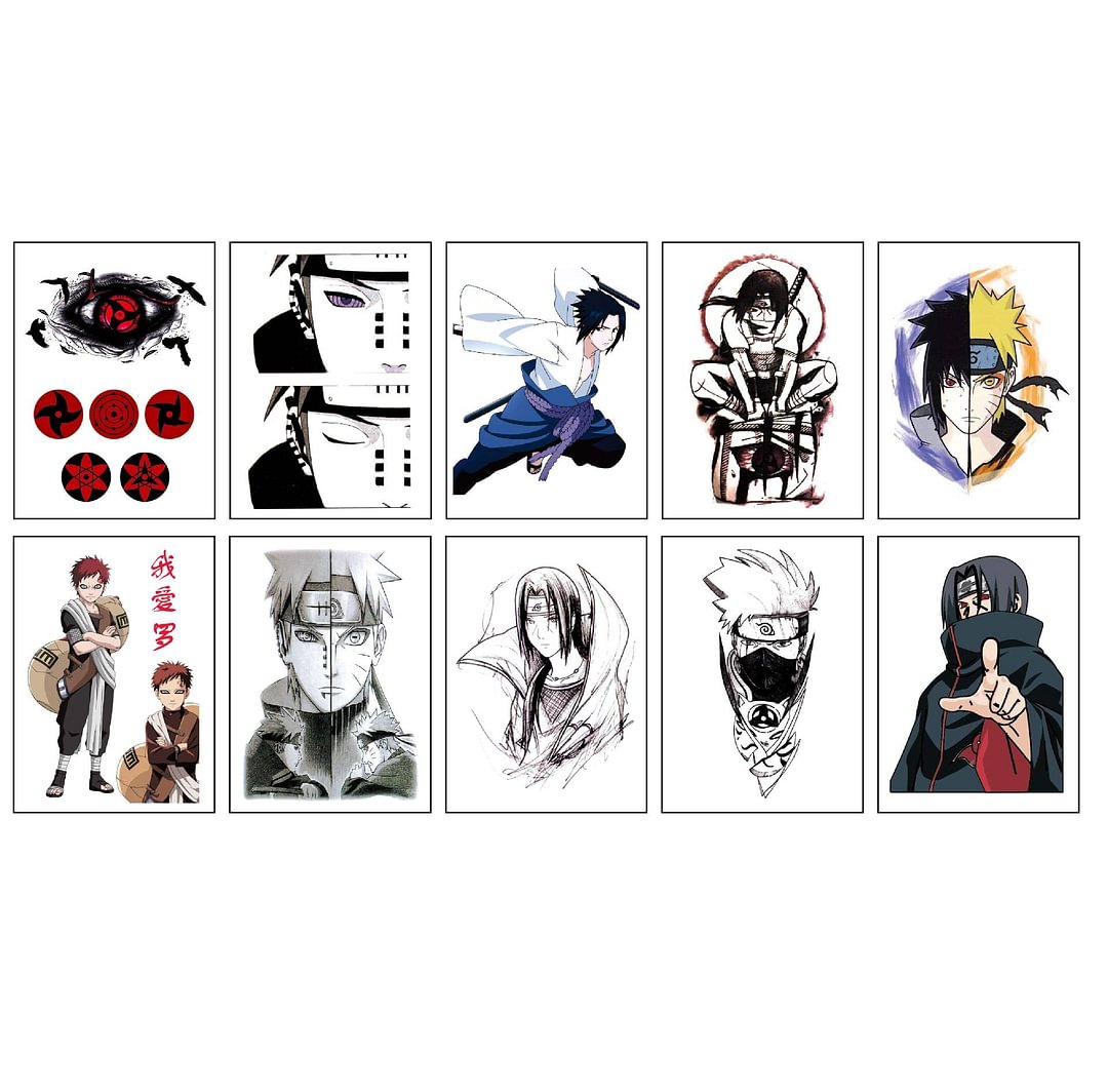 Temporary Tattoos Fake Tattoo Sticker Cartoon Anime Boy Tatto Hand Arm Body Art Tatoo Waterproof Tattoos For Girl Women Men