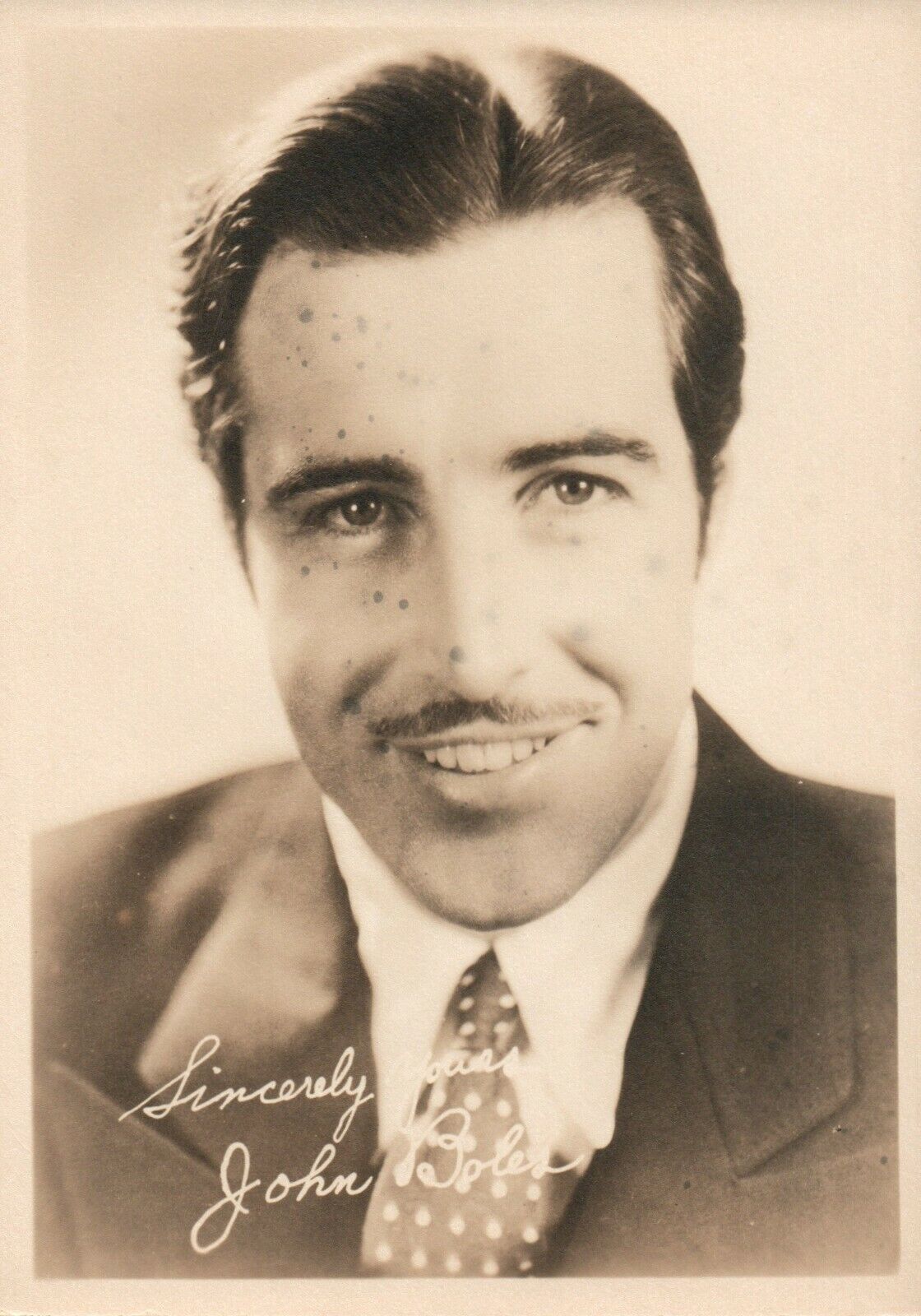 1930's Vintage JOHN BOLES Actor Movie Star Original Photo Poster painting B&W 5 x 7