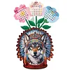 2026&2027 DIY Double Sided Drills Calendar Craft Art Kit Wooden Diamond Painting Calendar Set