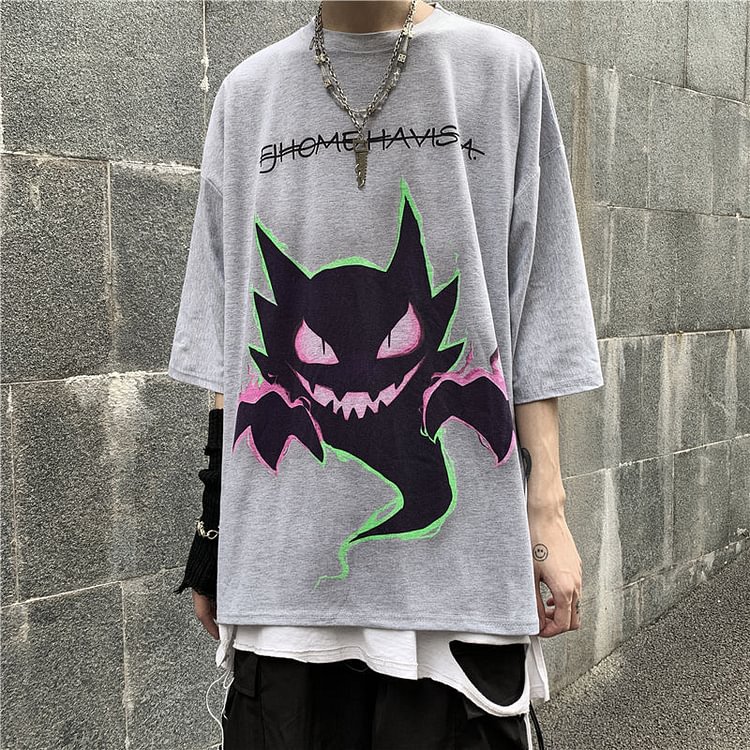 Kawaii Pokemon Gengar Ghoust T-shirt  weebmemes