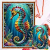 (Big Size)Seahorse - 11CT Counted Cross Stitch - 40*60cm - Animal