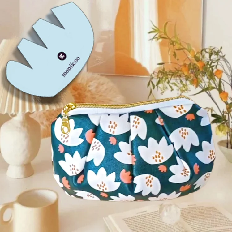 DIY Dumpling Bag Sewing Template for Beginners - With Instruction