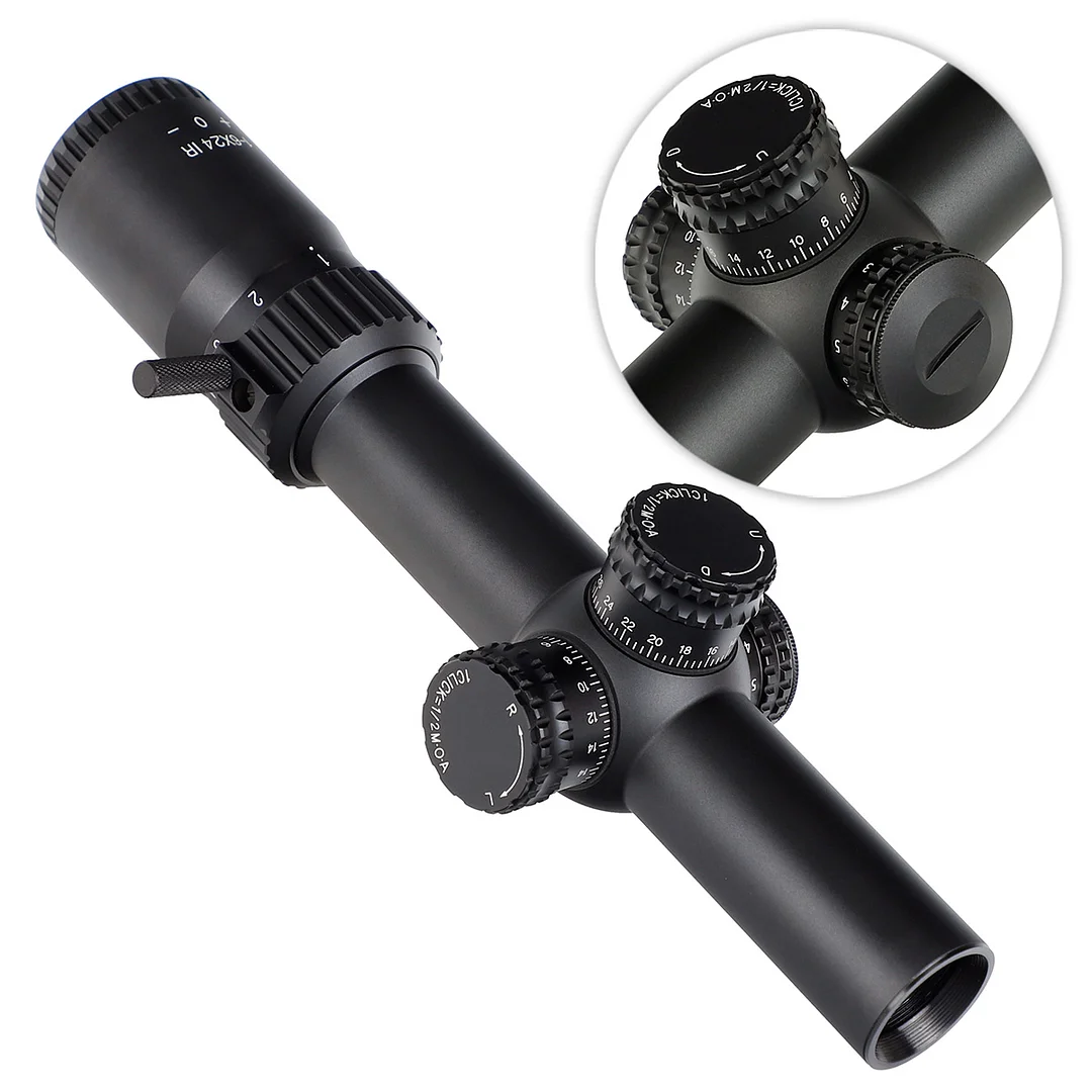 ohhunt® 1-6X24 IR 30MM SFP Red Illuminator LPVO Scope