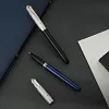 Jinhao 85 fountain pen silver scale azure metal brass pen body dark nib fountain pen