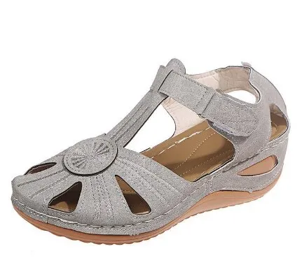 Qengg New Women Fashion Sandals Waterproo Sli on Round Toe Female Slippers Casual Comfortable Outdoor Walking Footwear  Plus Size