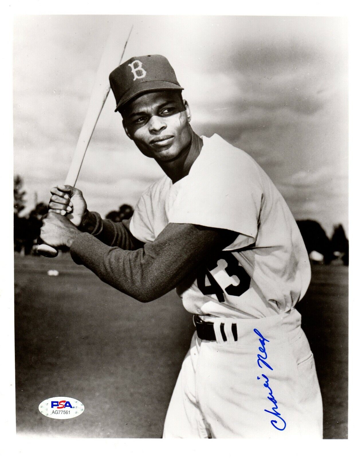 Charlie Neal autographed signed 8x10 Photo Poster painting MLB Brooklyn Dodgers PSA COA