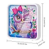Big-Eyed Owl Special Shape 5D Diamond Painting Clock Art Craft With Frame Kit