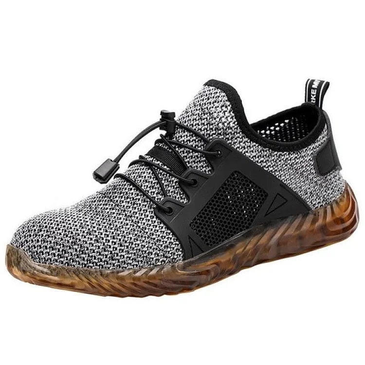 Chaussures de Sécurité Confortables à Bout en Acier Homme Baskets Indestructibles Ultra Solide à Coque
