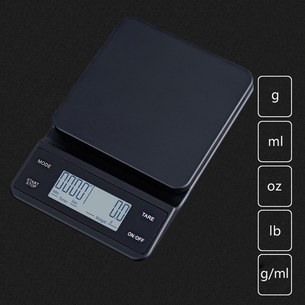 

3kg/0.1g Multifunctional Coffee Scale Electronic Bluetooth Timing Scales, 501 Original