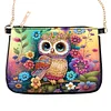 Special Shape Owl 5D DIY Diamond Painting Clutch Bag for Women Girls Gifts