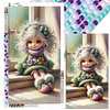 (40*70cm)Girl - Full Round Drill Diamond Painting