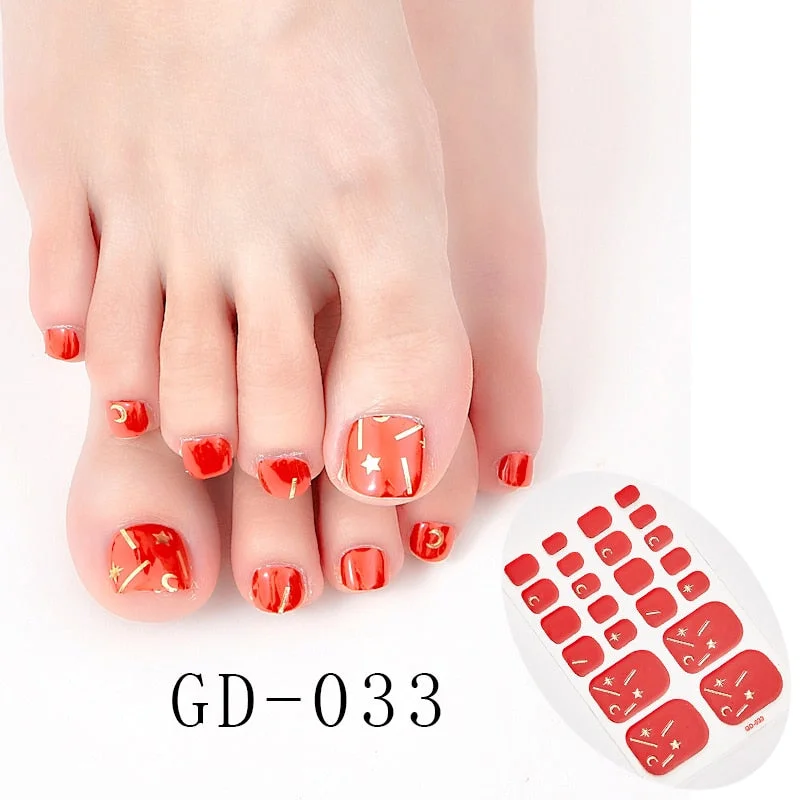 22 Tips/Sheet Minimalist Design Nail Wraps DIY Nail Stickers Designer Nail Decoration Colorful Nail Stickers Nail Tape Nails Art