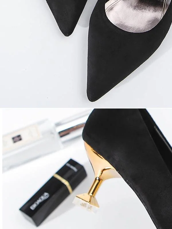 Fashion sexy cat heel casual comfortable high heels