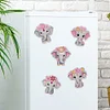 6Pcs Elephant Diamond Painting Fridge Magnet Diamond Art Magnets Decals Kit