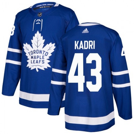 Men's  Toronto Maple Leafs #43 Nazem Kadri Blue Stitched NHL Jersey