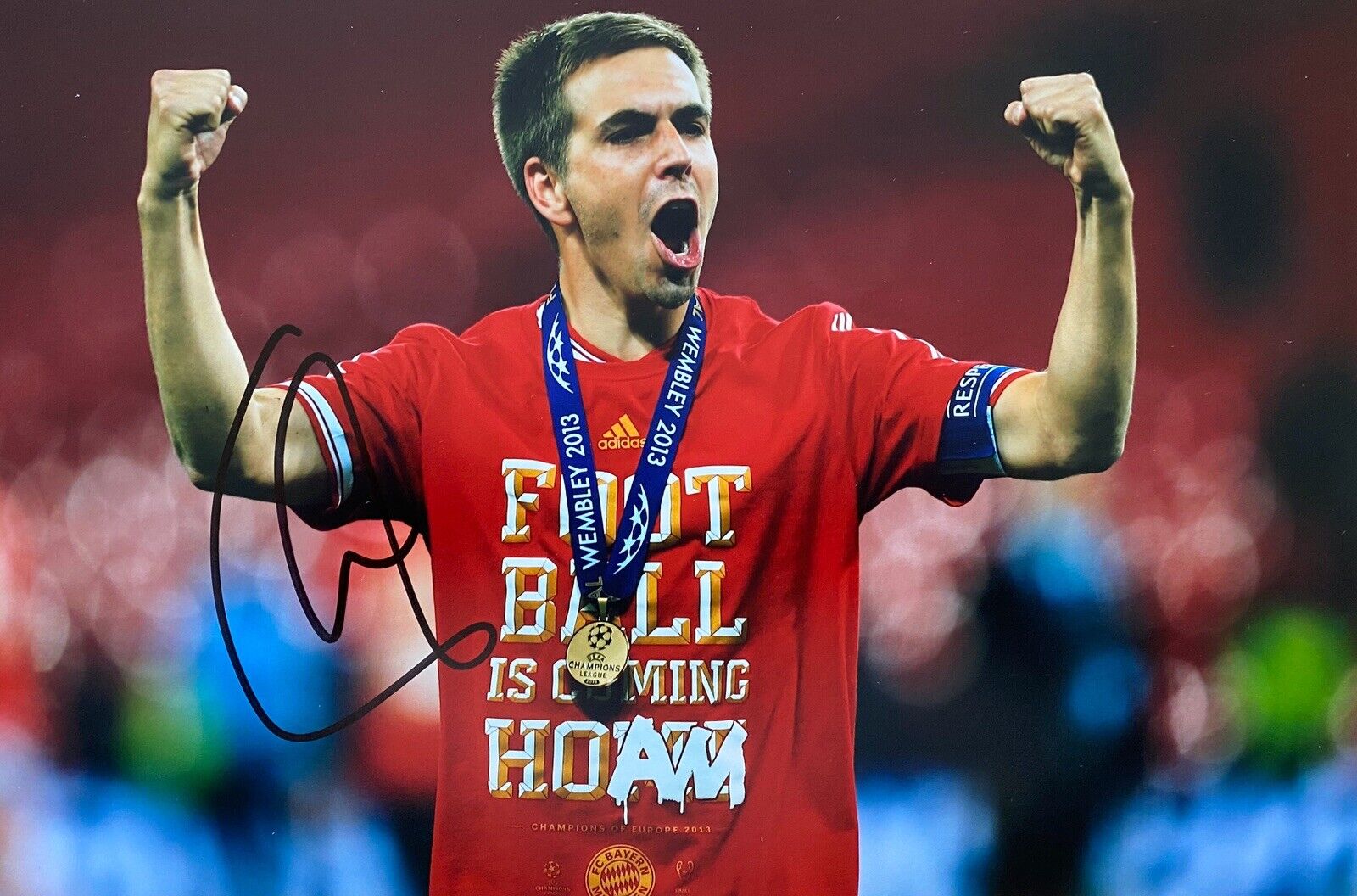 Philippe Lahm Hand Signed 12x8 Bayern Munich Photo Poster painting, Exact Proof