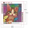 Diamond Painting -DIY Round Drill Cat