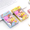 6 BOXES Lovely Heart Cake Sweet Dessert Erasers for Kids Student Office Exam Stationery Gift