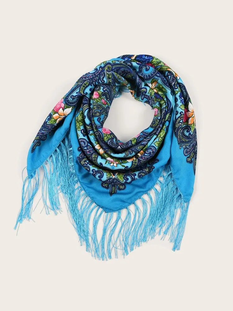 Floral Print Bandana