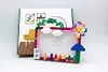 Sunny Day DIY Building Block Photo Frame Kit,Creative Handmade Assembled Photo Frame Handmade Craft Gift Home Tabletop Display Decor