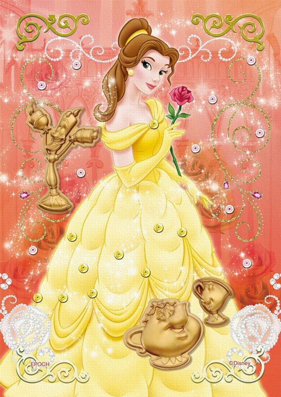 Disney Princess Elsa Mermaid Rapunzel Mickey Bell Beauty And The Beast 30*50CM(Canvas) Full Round Drill Diamond Painting gbfke
