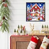 Christmas House - Diamond Painting - Partial Special Shaped Drill(Canvas|30*30cm)