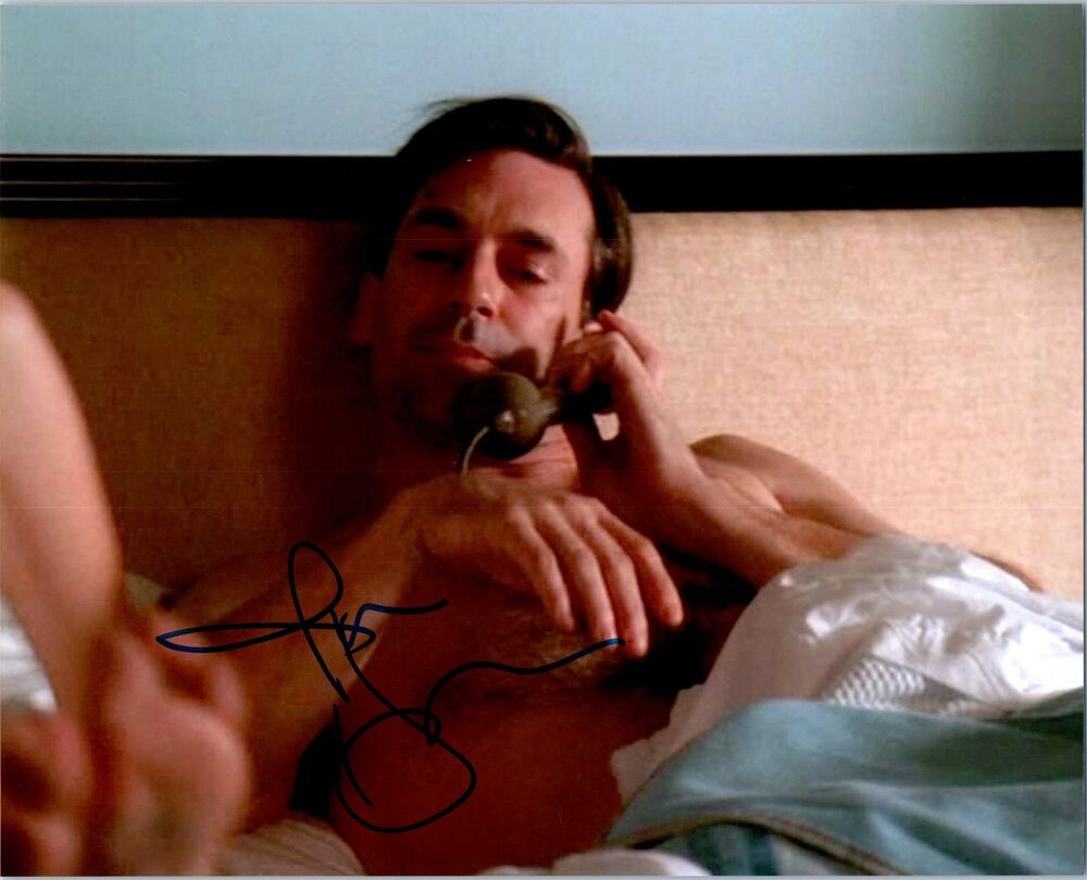 JON HAMM Signed Autographed 'MAD MEN' 8X10 Photo Poster painting C