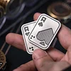 Push brand EDC Toy Three-layer Metal Snap Card Coin Fingertip Gyroscope Decompression Handle