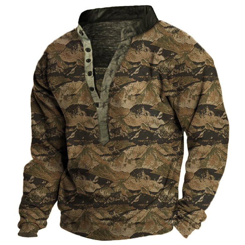 Outerdoor Army Camouflage Casual Sweatshirt-Compassnice®