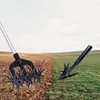 2 in 1 Garden Aerator Garden Soil Scarifier Rotary Tiller Rotary Cultivator Tool