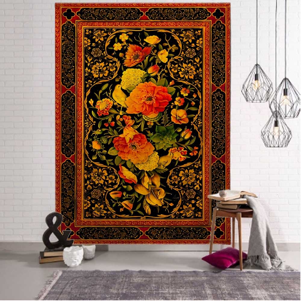 Nigikala of Life Tapestry Retro Pattern Wall Mount Mandala Bohemian Wall Decoration Sheets Sofa Blanket Aesthetic Room Decoration